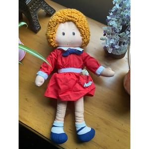 Little Orphan Annie & Sandy Knickerbocker Rag Doll 1982